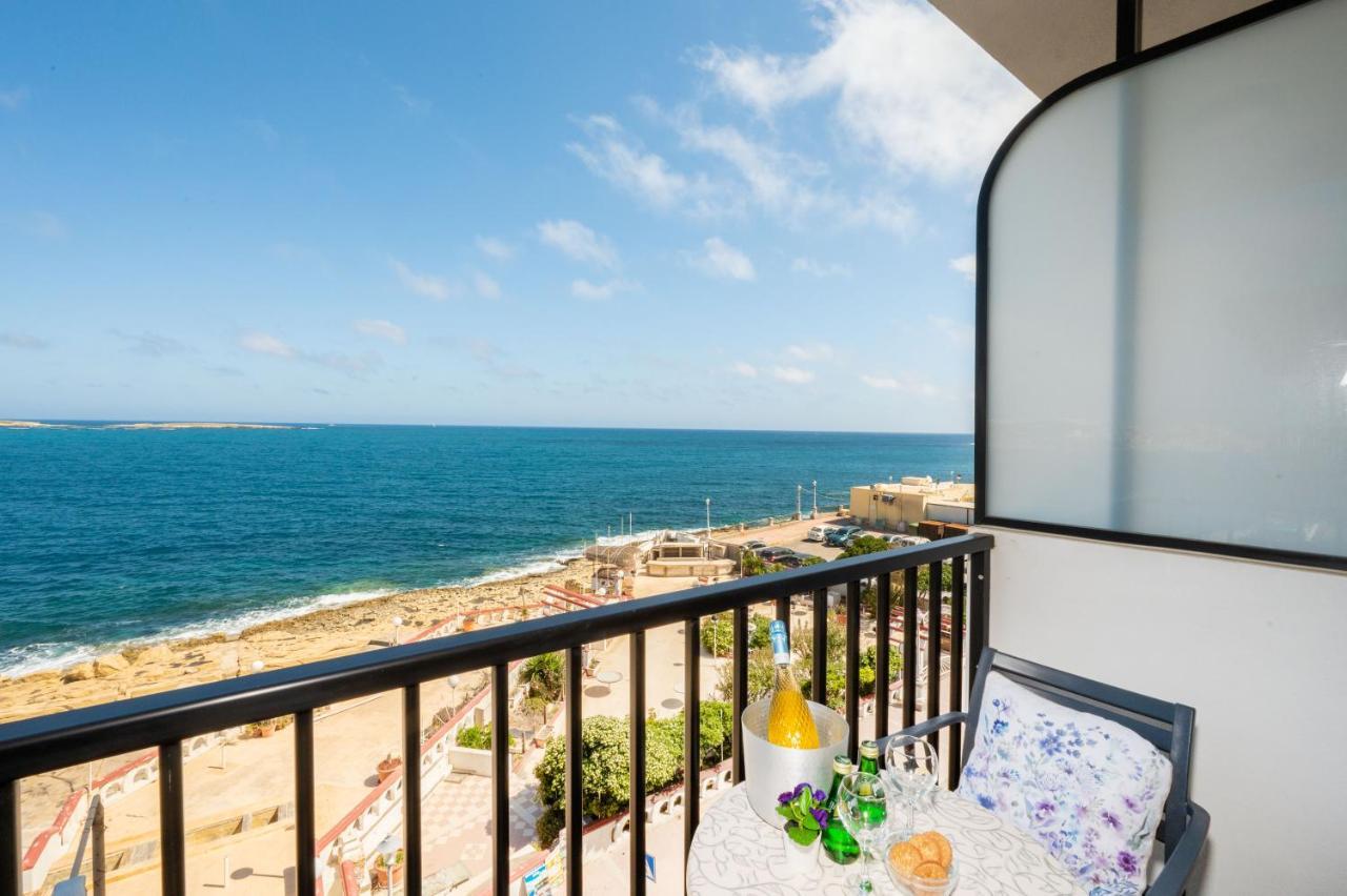 סיינט פול ביי Islet Promenade Seafront Family Apartment With 2 Balconies By Getawaysmalta מראה חיצוני תמונה