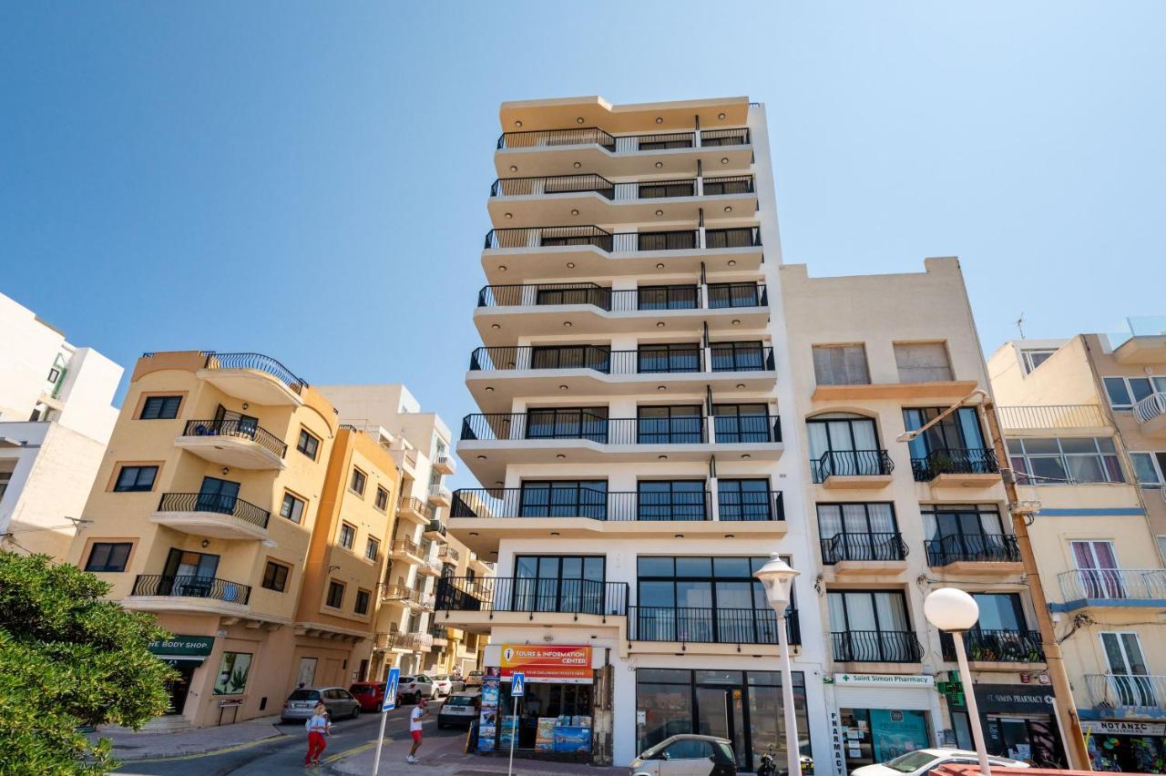 סיינט פול ביי Islet Promenade Seafront Family Apartment With 2 Balconies By Getawaysmalta מראה חיצוני תמונה
