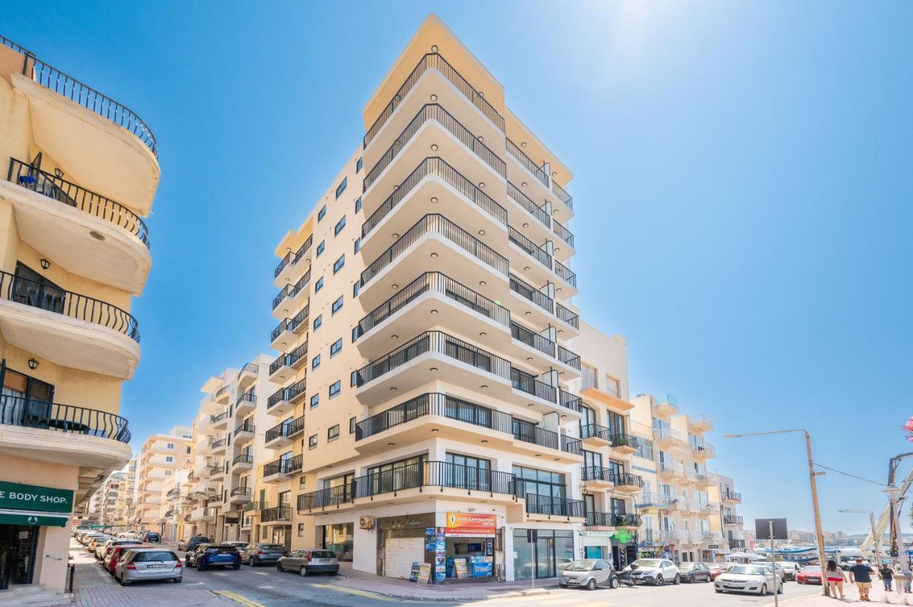 סיינט פול ביי Islet Promenade Seafront Family Apartment With 2 Balconies By Getawaysmalta מראה חיצוני תמונה